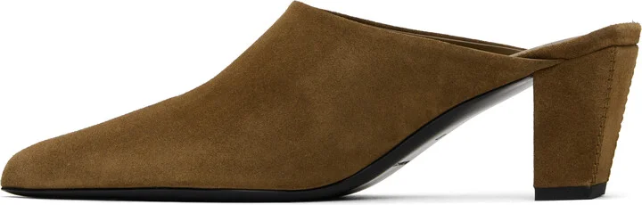 Carven Brown Rivoli Mules - Image 3