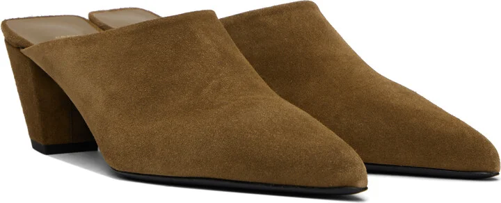 Carven Brown Rivoli Mules - Image 4