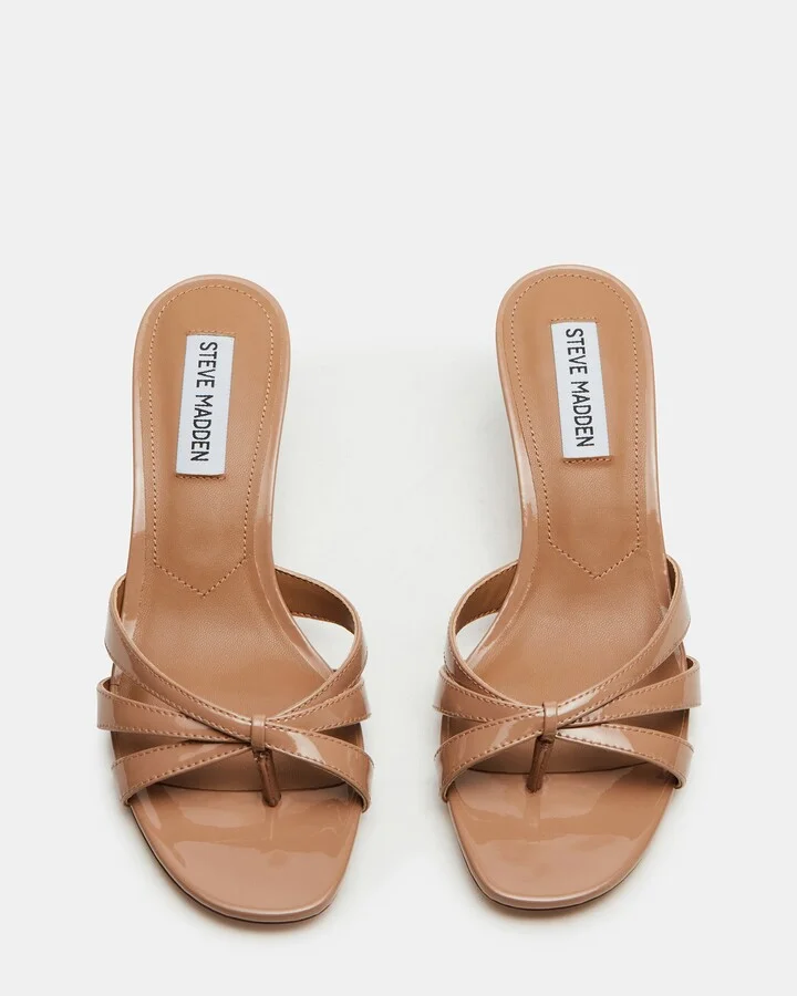 Cary Tan Patent Leather - Image 5
