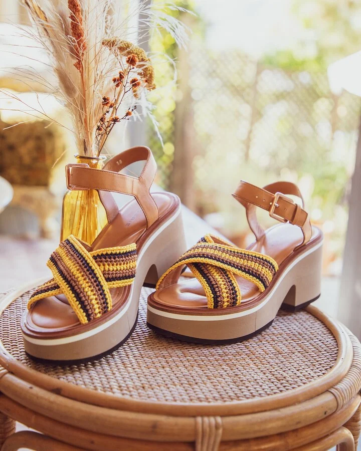 Carya Crocheted Platform Sandal - Image 3