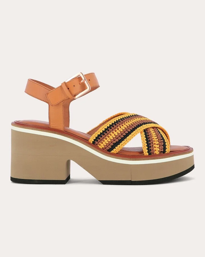 Carya Crocheted Platform Sandal