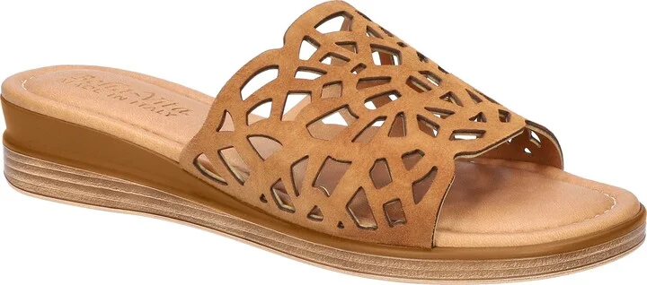 Cas-Italy Wedge Slide Sandal