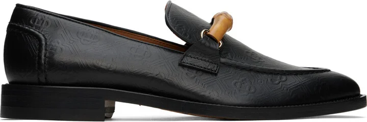 Casablanca Black Bamboo Loafers