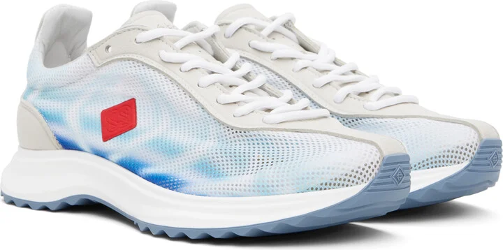 Casablanca Blue Stade Sneakers - Image 4