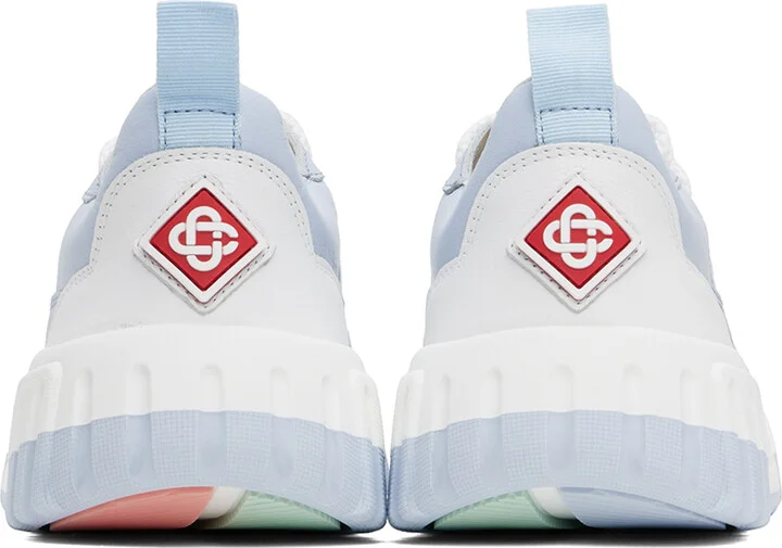 Casablanca Blue & White 'The Court' Sneakers - Image 2