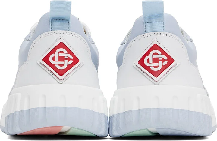 Casablanca Blue & White 'The Court' Sneakers - Image 2