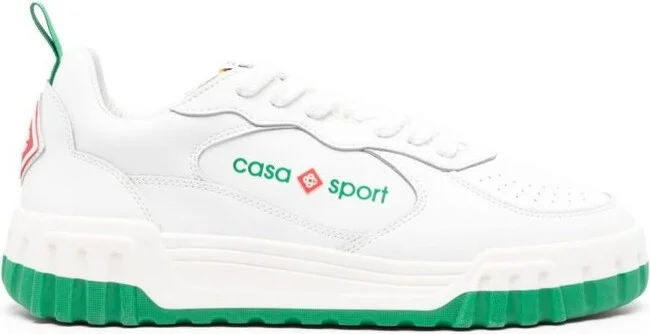 Casablanca Court Logo Printed Sneakers