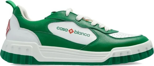Casablanca Court Logo Printed Sneakers