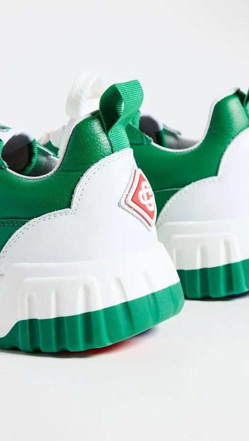 Casablanca Green Tennis Court Sneakers - Image 5