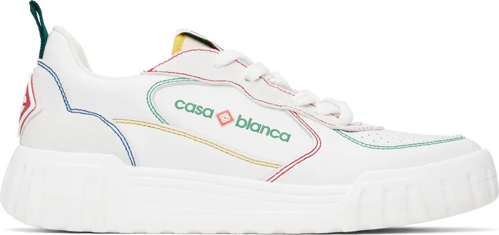 Casablanca White Court Sneakers