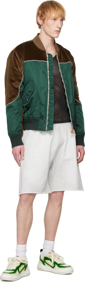 Casablanca White & Green Court Sneakers - Image 5