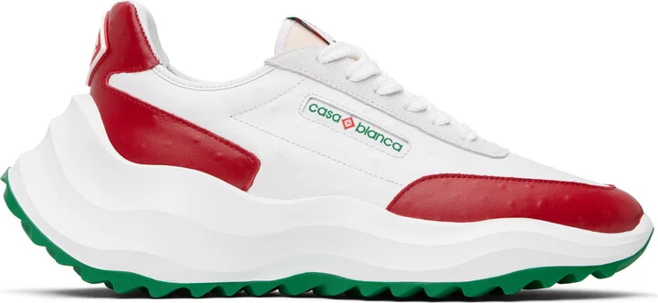 WHITE / RED