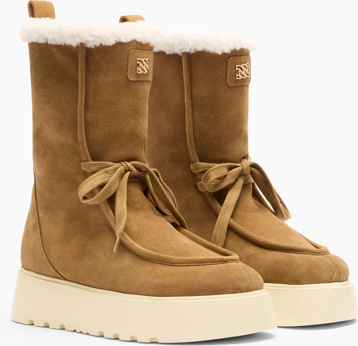 Casadei Ale Velour High Boots - Woman High Boots Brandy 38 - Image 2