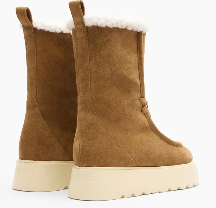 Casadei Ale Velour High Boots - Woman High Boots Brandy 38 - Image 4