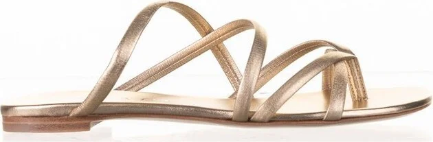 Casadei Almond Toe Slip-On Slides