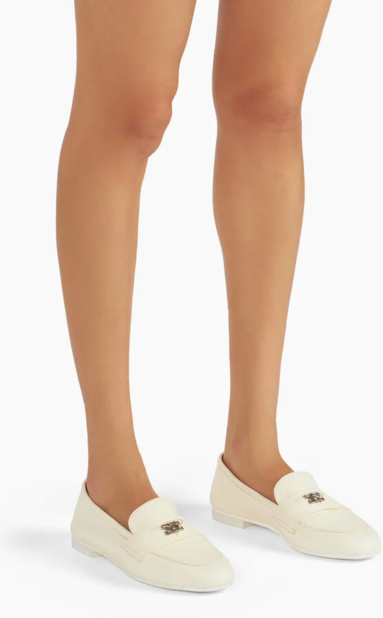 Casadei Antilope Loafers - Woman Flats And Loafers Off White 37.5 - Image 6