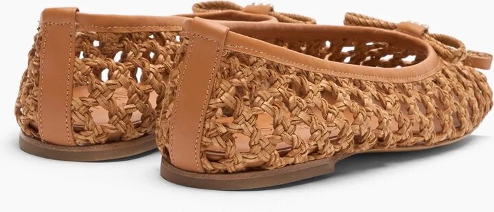 Casadei Ballet Versilia - Woman Flats And Loafers Natur 37.5 - Image 4