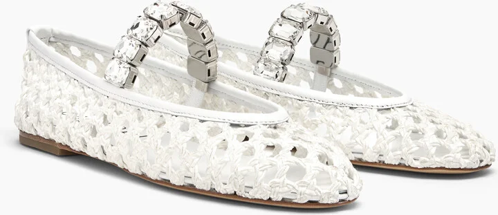 Casadei Ballet Versilia - Woman Flats And Loafers White 36.5 - Image 2