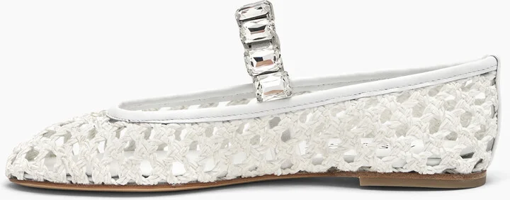 Casadei Ballet Versilia - Woman Flats And Loafers White 36.5 - Image 3