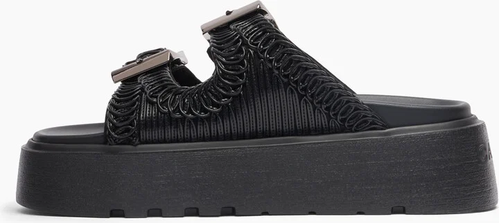 Casadei Birky Ale Slides - Woman Flats And Loafers Black 39 - Image 3