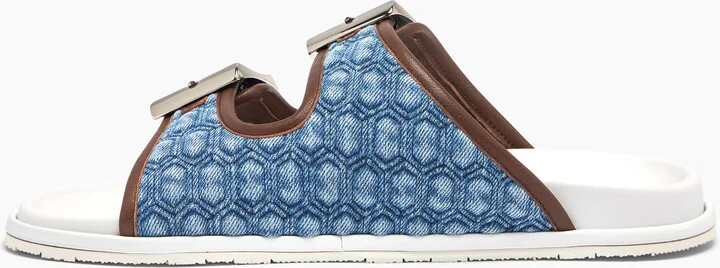 Casadei Birky Denim Flat - Woman Flats And Loafers Denim And Saddle 37 - Image 3