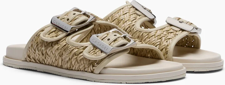 Casadei Birky Suncity - Woman Flats And Loafers Bambu And Corda 38 - Image 2