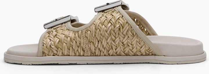 Casadei Birky Suncity - Woman Flats And Loafers Bambu And Corda 38 - Image 3