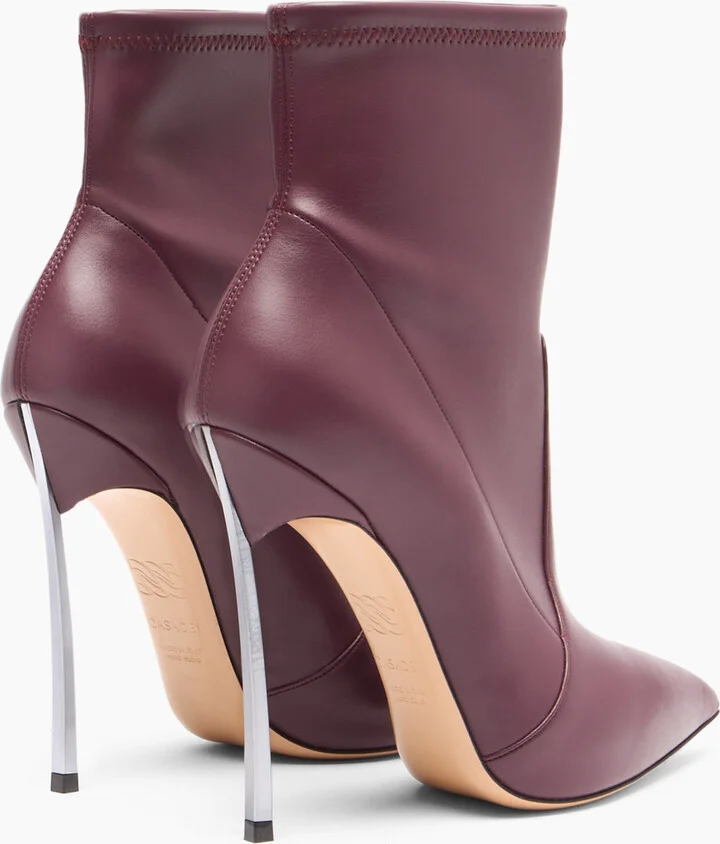 Casadei Blade Ankle Boots - Woman Ankle Boots Ladybug 38.5 - Image 4