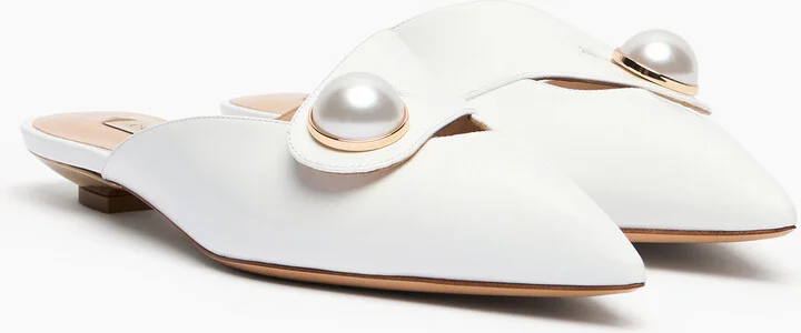 Casadei Blade Big Pink Ballet Flats - Woman Flats And Loafers White 40 - Image 2