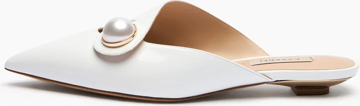 Casadei Blade Big Pink Ballet Flats - Woman Flats And Loafers White 40 - Image 3