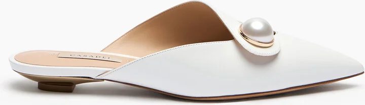 Casadei Blade Big Pink Ballet Flats - Woman Flats And Loafers White 40
