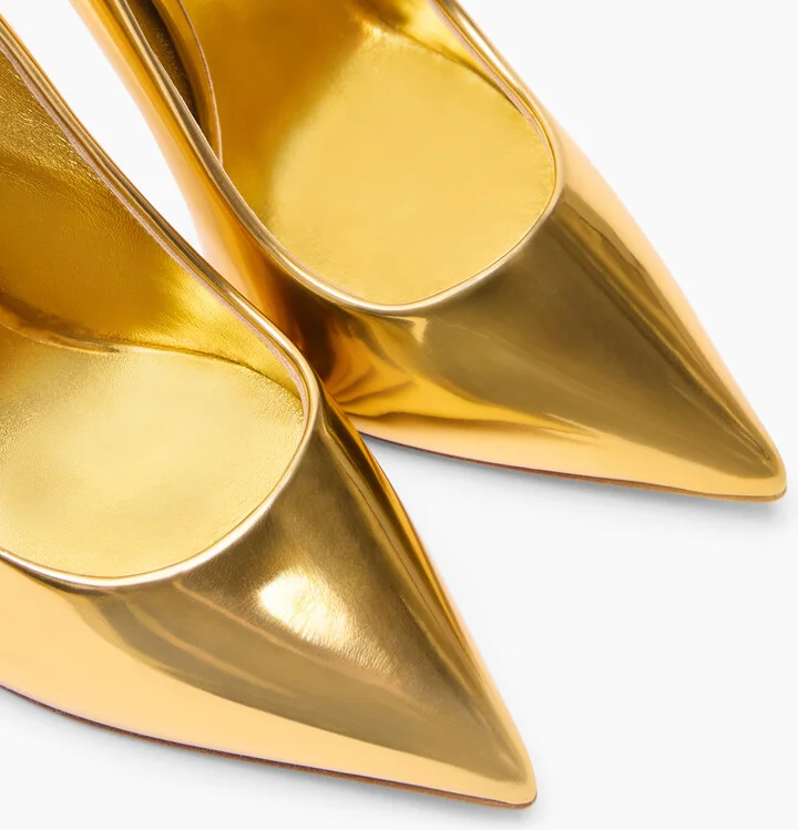 Casadei Blade Interstellar Pumps - Woman Pumps And Slingback Gold 42.5 - Image 5