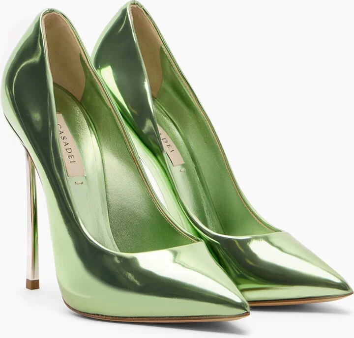 Casadei Blade Interstellar Pumps - Woman Pumps And Slingback Milk And Mint 42 - Image 2