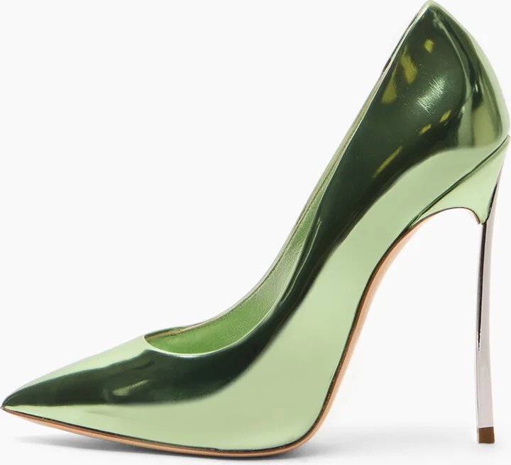 Casadei Blade Interstellar Pumps - Woman Pumps And Slingback Milk And Mint 42 - Image 3