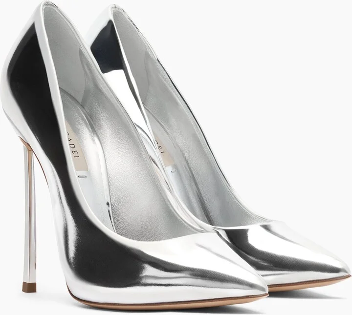 Casadei Blade Interstellar Pumps - Woman Pumps And Slingback Silver 42.5 - Image 2
