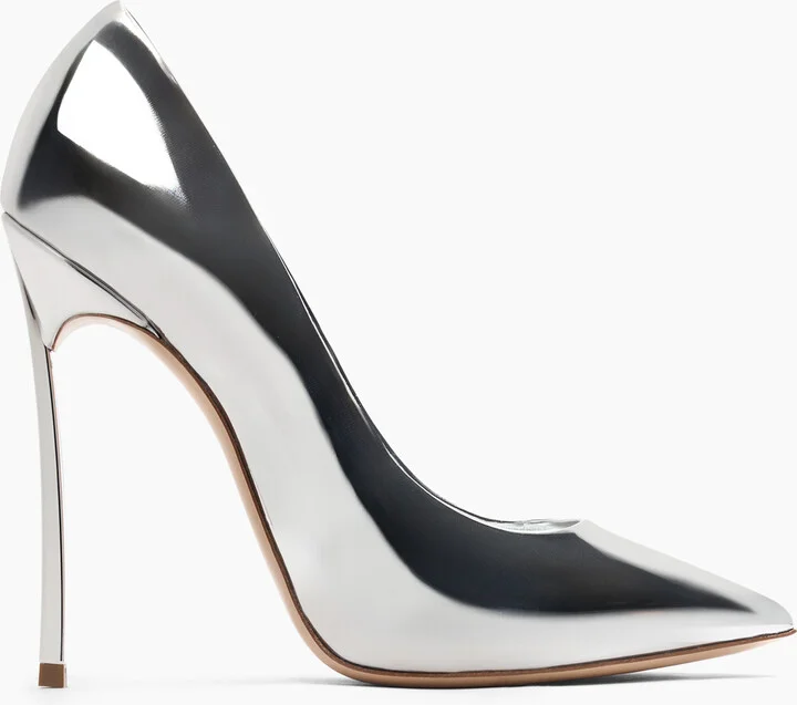 Casadei Blade Interstellar Pumps - Woman Pumps And Slingback Silver 42.5