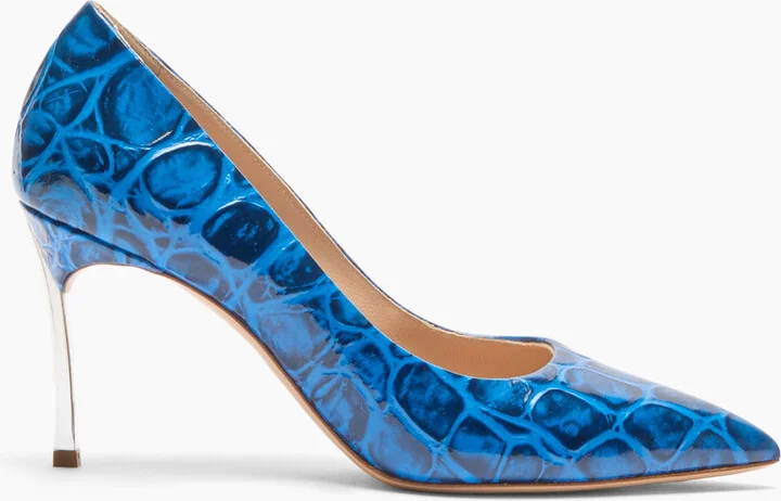 Casadei Blade Jurassic Pumps - Woman Pumps And Slingback Ocean Royal 40
