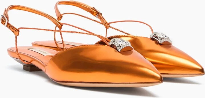 Casadei Blade Kitten Cas2025 Flats - Woman Flats And Loafers Paprika 41 - Image 2