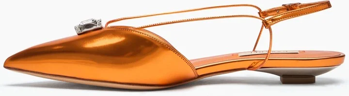 Casadei Blade Kitten Cas2025 Flats - Woman Flats And Loafers Paprika 41 - Image 3