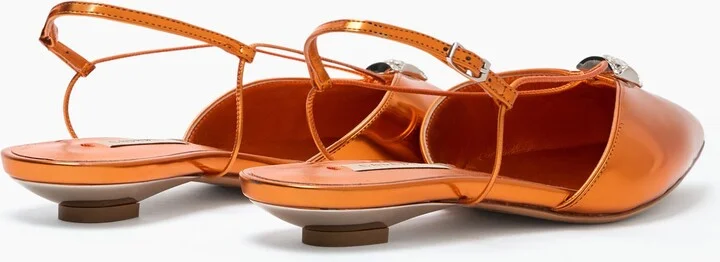 Casadei Blade Kitten Cas2025 Flats - Woman Flats And Loafers Paprika 41 - Image 4