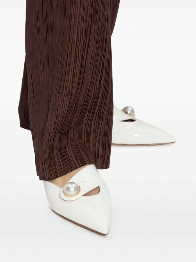 Casadei Blade Leather Ballets - Image 5