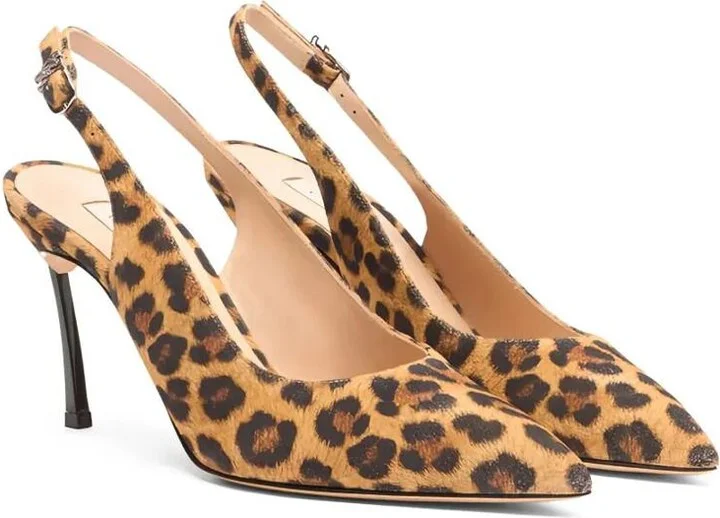 Casadei "Blade" Malaysia Sling Back Shoes - Image 2