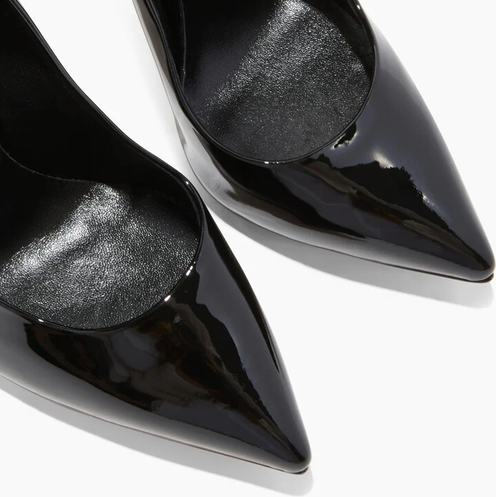 Casadei Blade Patent Leather - Woman Pumps And Slingback Black 35.5 - Image 5