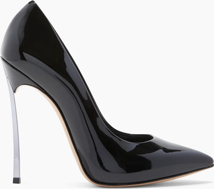 Casadei Blade Patent Leather - Woman Pumps And Slingback Black 35.5