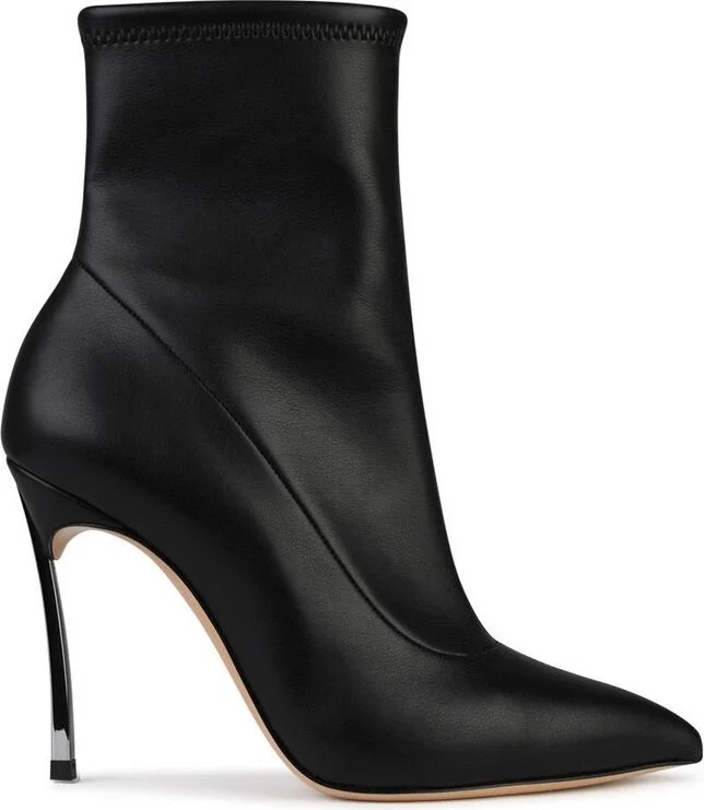 Casadei Blade Pointed Toe Heeled Boots