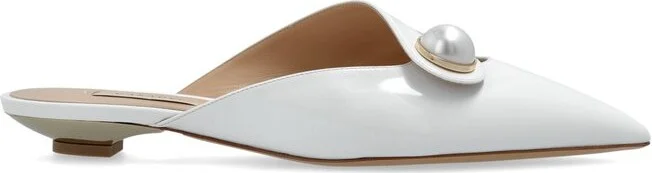 Casadei Blade Pointed Toe Mules