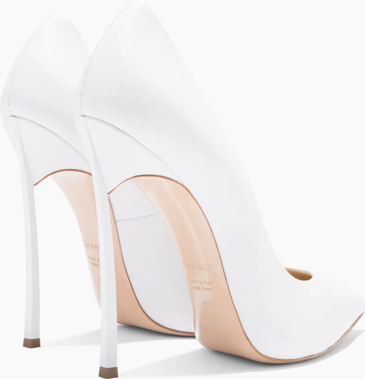 Casadei Blade Pump - Woman Pumps And Slingback White 35.5 - Image 4