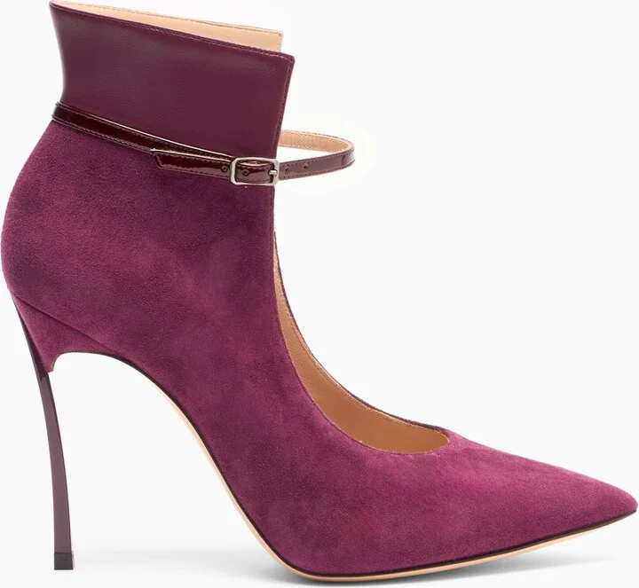 Casadei Blade Suede Pumps - Woman Pumps And Slingback Amarena 37.5