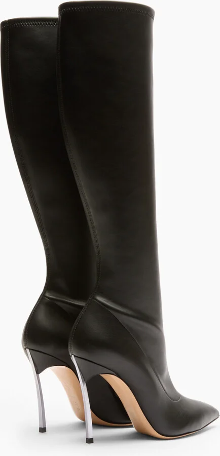 Casadei Blade To The Knee Boots  - Woman High Boots Black 37 - Image 4