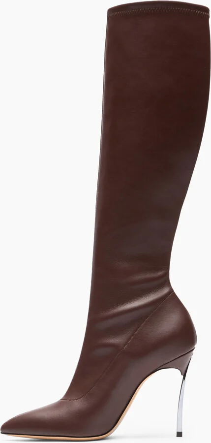 Casadei Blade To The Knee Boots  - Woman High Boots Sella 37 - Image 3